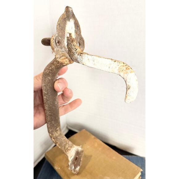 Door handle, Vintage door hardware, Restoration pieces, Door Salvage - Picture 7 of 8